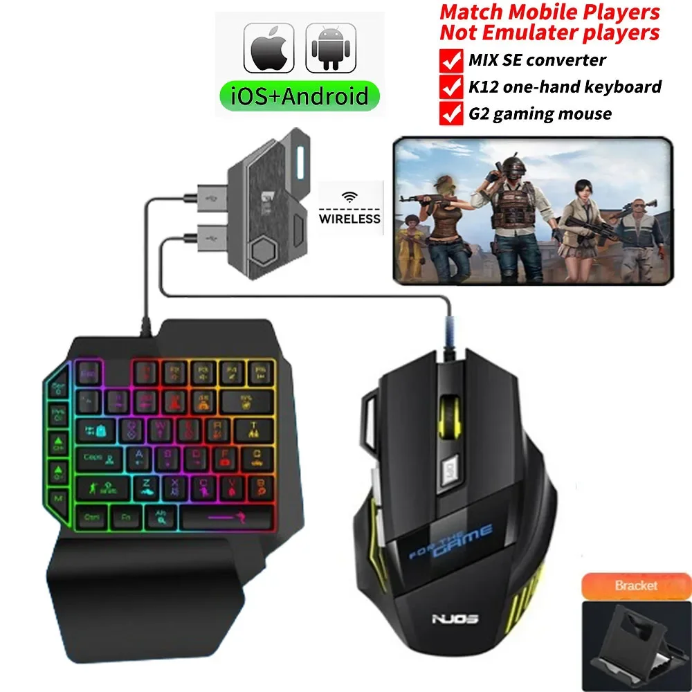 

Mix SE/Elite Mouse & Keyboard Converter Professional Game Accessories Gaming Keyboard Comverter & Combo Pack for Android Mobile