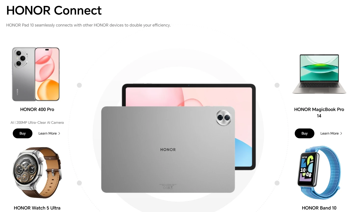 Global Version HONOR Pad 10 12.1'' WIFI 2.5K HONOR Eye Comfort Display High Energy-dense Battery Snapdragon 7 Gen 3 10100mAh