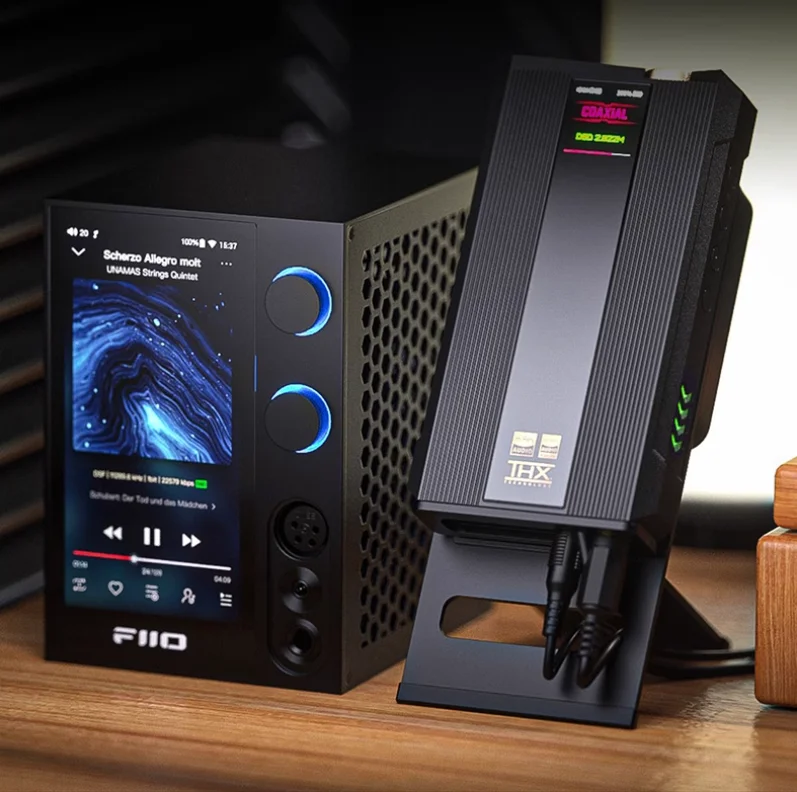Fiio q7ポータブルオーディオアンプ、dsdデコードイヤフォン、完全 