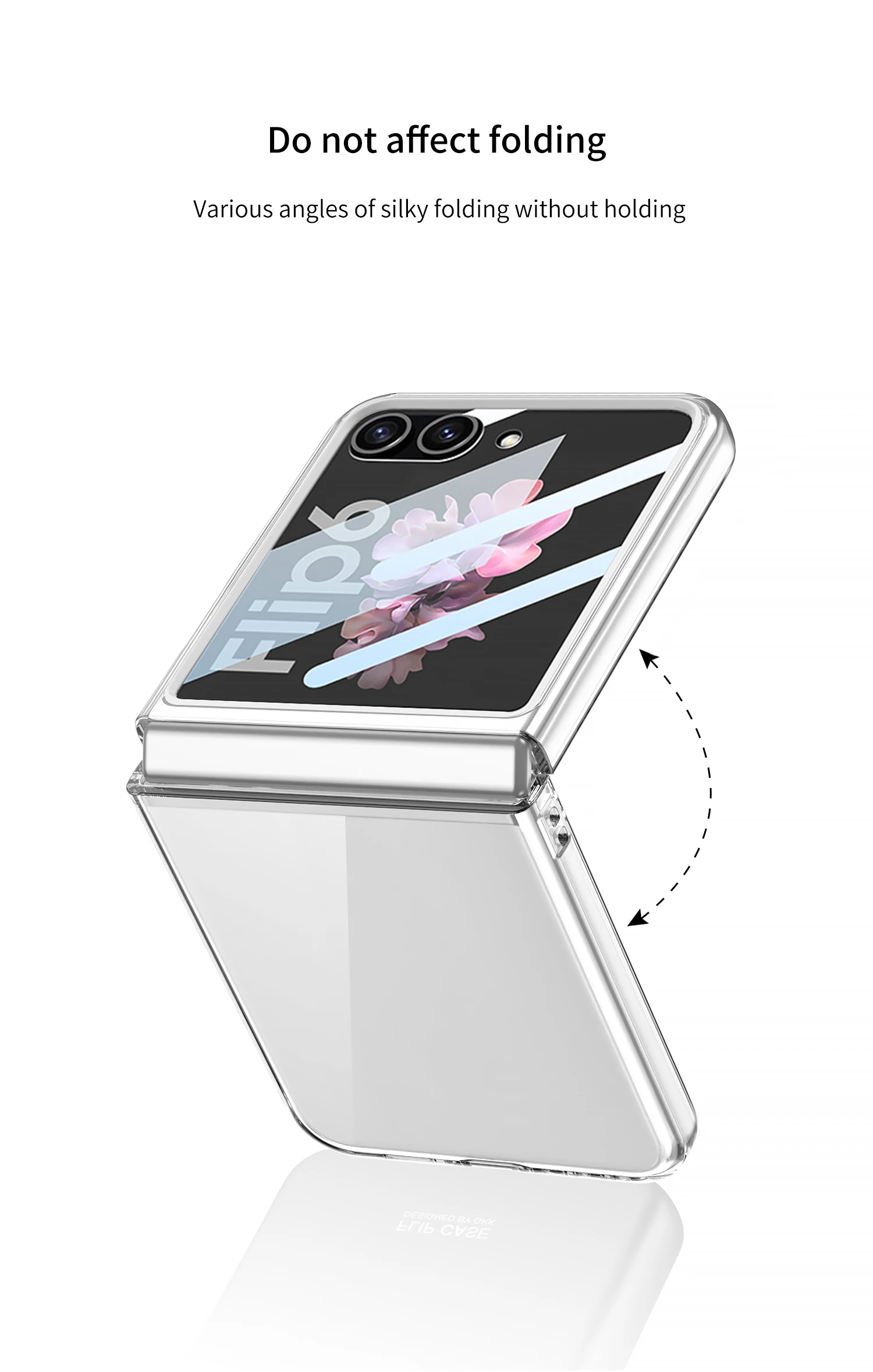 Transparent Outer Screen Glass Case for Samsung Galaxy Z Flip 7 Ultra-thin Plast
