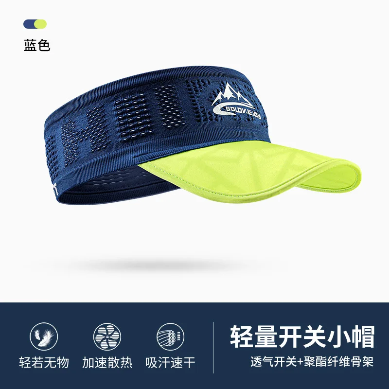 Sommer Hut Neue Kappe Männer Laufen Outdoor Bergsteigen Saugfähigen Atmungsaktive Sport Stirnband Leere Top Sonnenschutz – Detail 28
