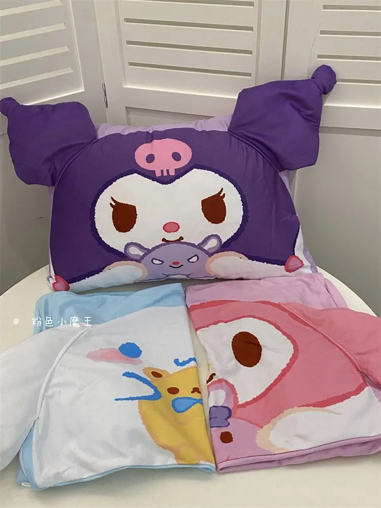 

Cute Anime Kuromi Pillowcase Female Student Dormitory Single Pillow Case Removable and Washable Home Pillow Cover Room Decor