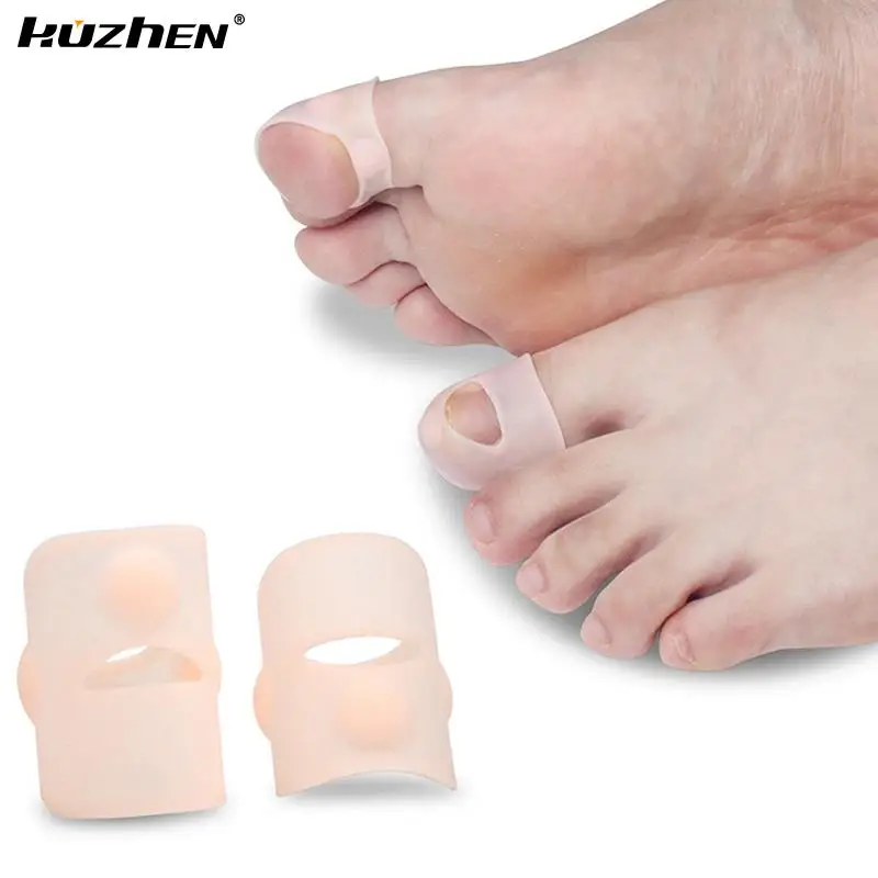 

1Pair Gel Ingrown Toenail Corrector Sleeves Big Toe Nail Healing Care Protector Paronychia Pain Relief Treatment Pedicure Tool