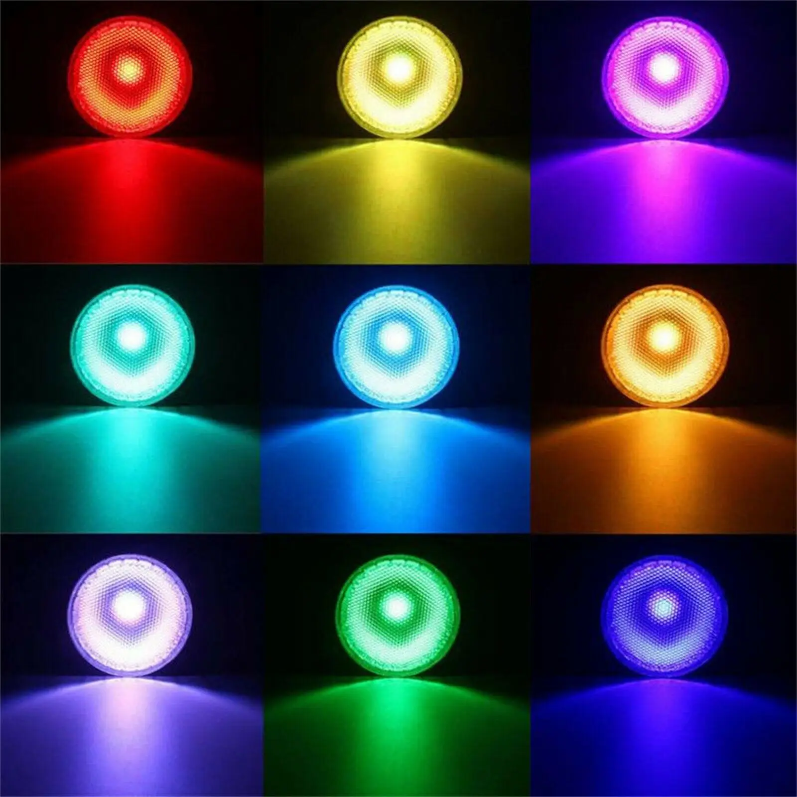 밝기 조절 LED 스포트라이트 전구, RGB PAR38 파 라이트 투광 조명 램프, 리모컨 멀티 컬러 홈 데코, 밝은 E27, 25W, 110V, 220V
