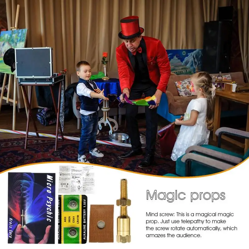 친구 파티용 마술 회전 나사, 마인드 나사, 마술 장난 장난감, 창의적인 마술 도구, 가족 모임, 무대 공연