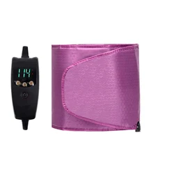 Electric Sauna Heating Belt for Slimming & Pain Relief (Pink 220Volt EU plug)