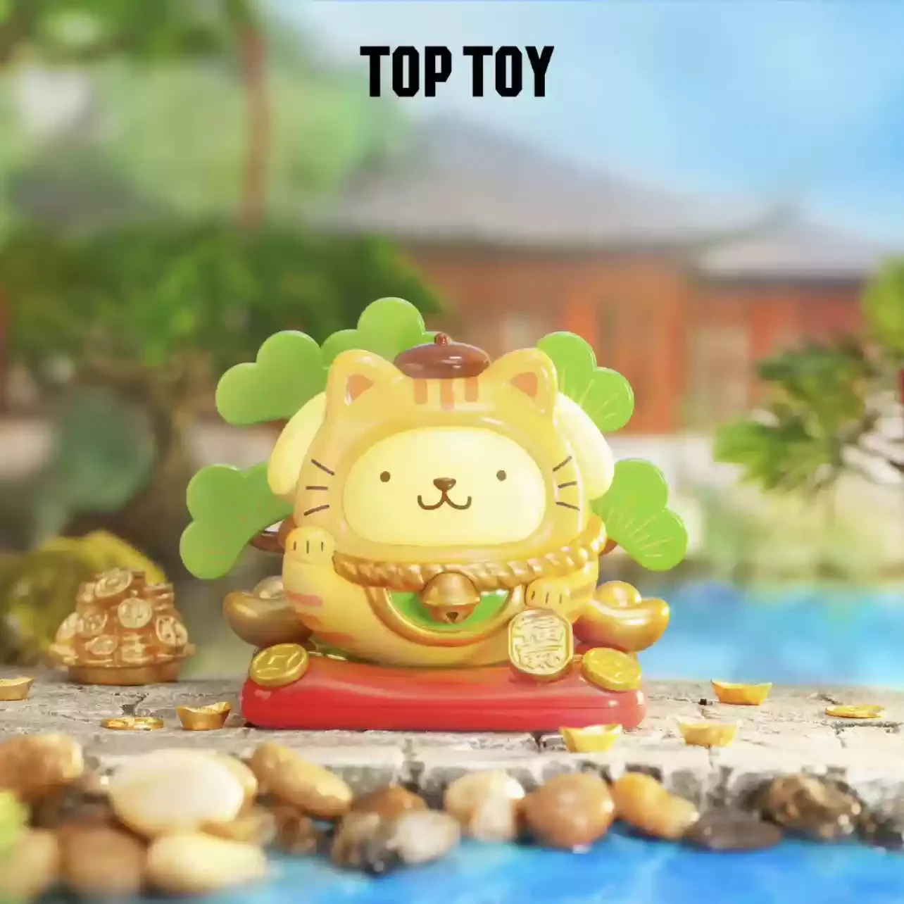 サンリオ招き猫ブラインドボックスフィギュアアニメタンブラークロミ