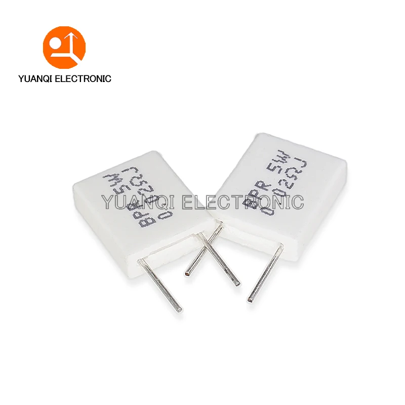 Cement Resistor 10PCS BPR56 5W Non Inductive Cement Resistor 0.01R 0.02R 0.05R 0.12R 0.15R 0.2R 0.22R 0.47R 0.1 0.15 0.22 0.25 0.33 0.5 ohm