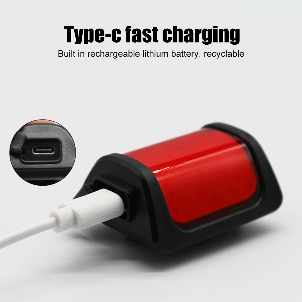 Cob Led Rear Lights 300lm 300mah Waterproof Bike Taillight Lights Type