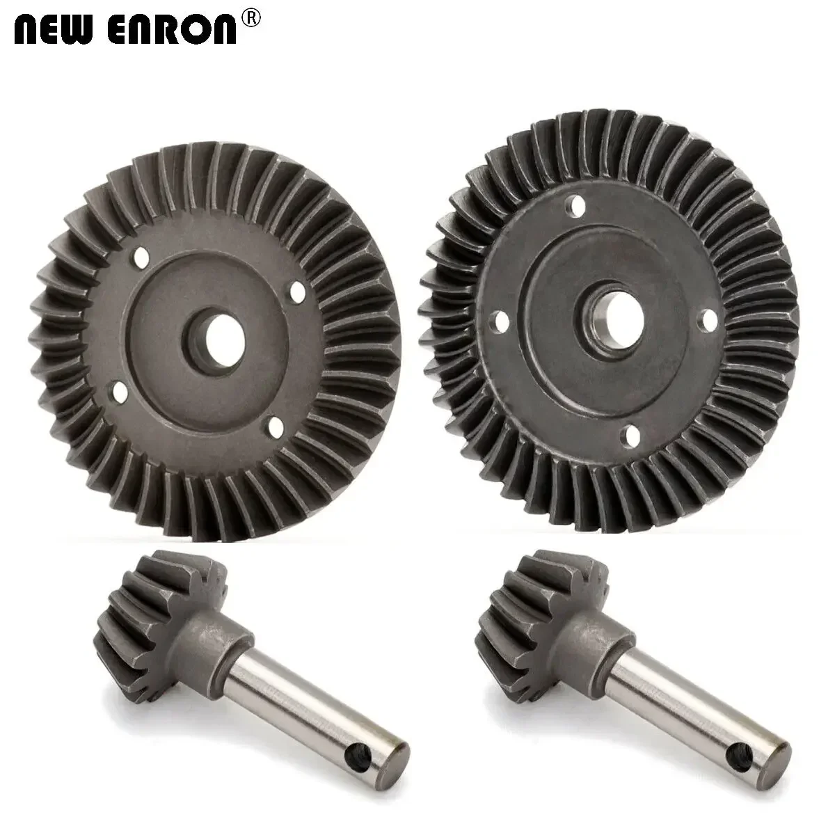 NEUES ENRON Stahl 38T/13T 43T/13T Heavy Duty Kegelradschrägverzahnung AX30392 für RC 1/10 Axial SCX10 Yeti Wraith AX10 EXO RR10 SMT10