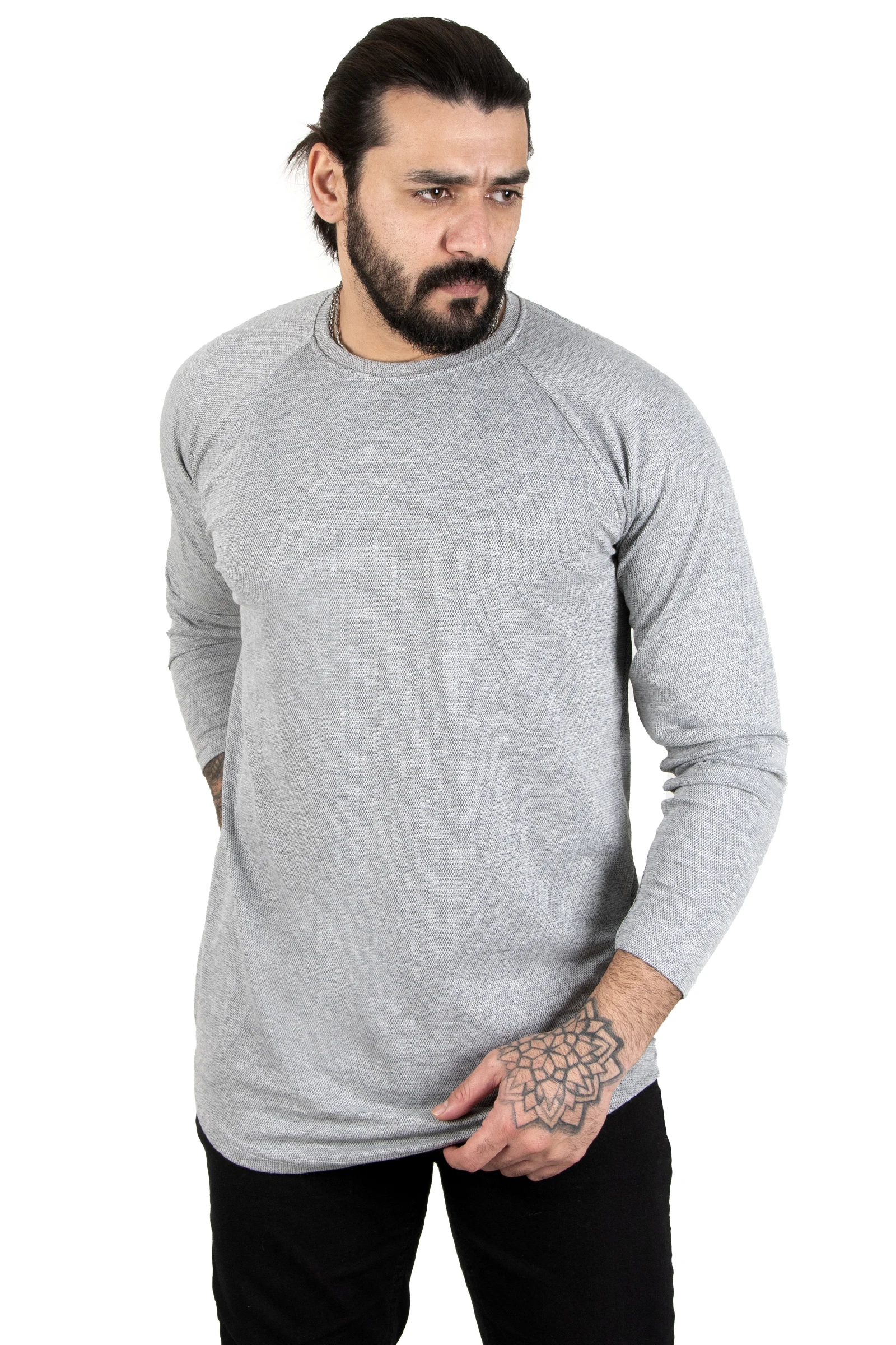 

DeepSEA Bike Collar Dot Pattern Skirt Oval Cut Lycra Male Sweatshirt 1900319