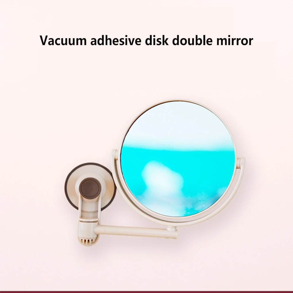 

Double-sided Mirror Angle Adjustable Nonslip Mirrors Waterproof Make Up