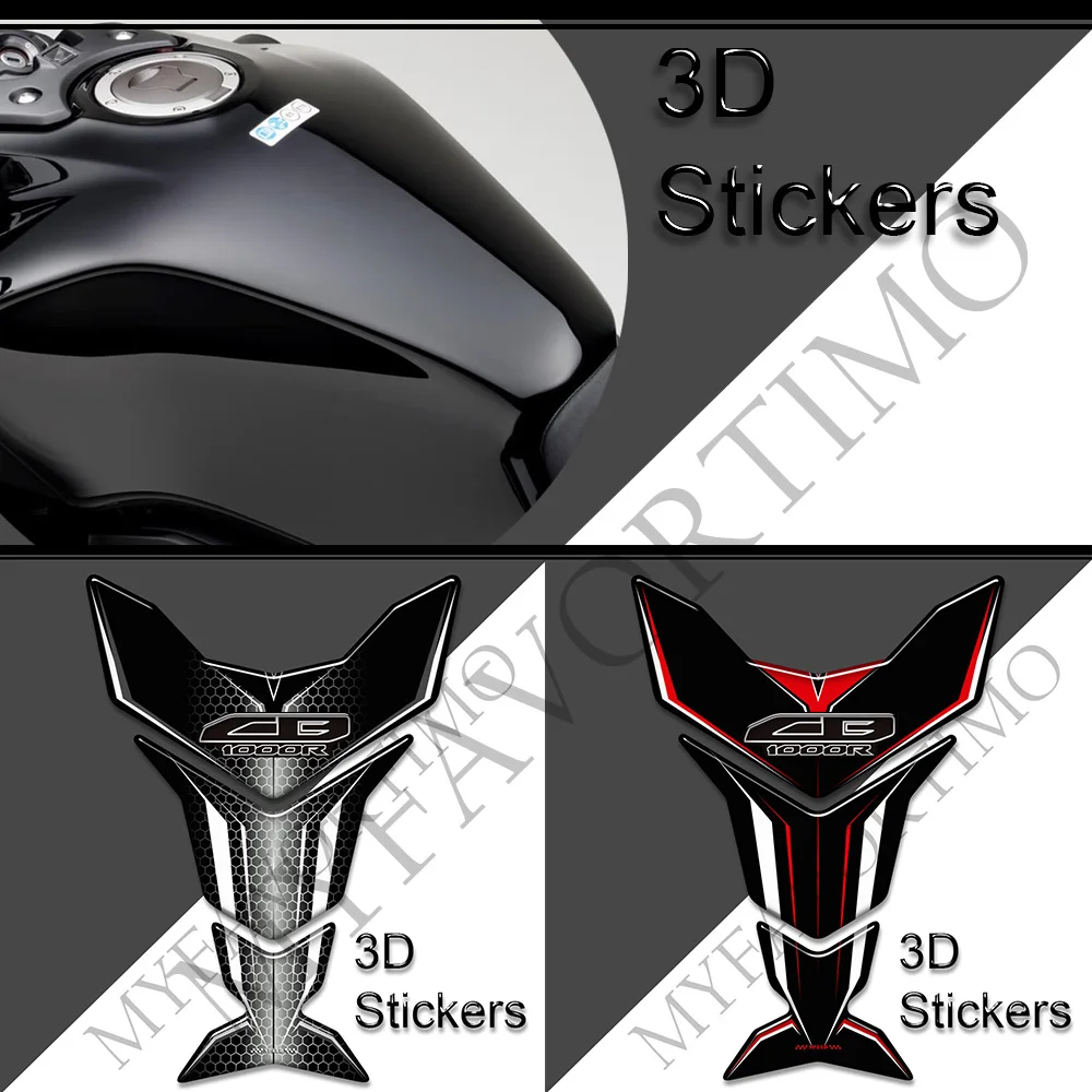 2018 2019 2020 2021 2022 Motorcycle 3D Stickers Protector Tank Pad For Honda CB1000R CB 1000R Side Grips Gas Fuel Oil Kit Knee