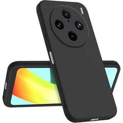 Reinforced Corner Soft TPU Clear Shockproof Case Cover for X200 Pro Mini (Black)