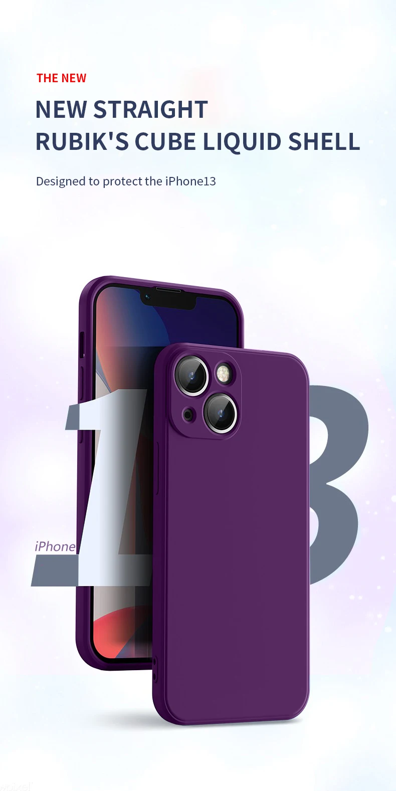 ZBK Official Square Liquid Silicone Phone Case For iPhone 11 13 12 Pro Max Mini X XR XS Max 7 8 Plus SE 2020 Cover iphone 13 pro max case leather