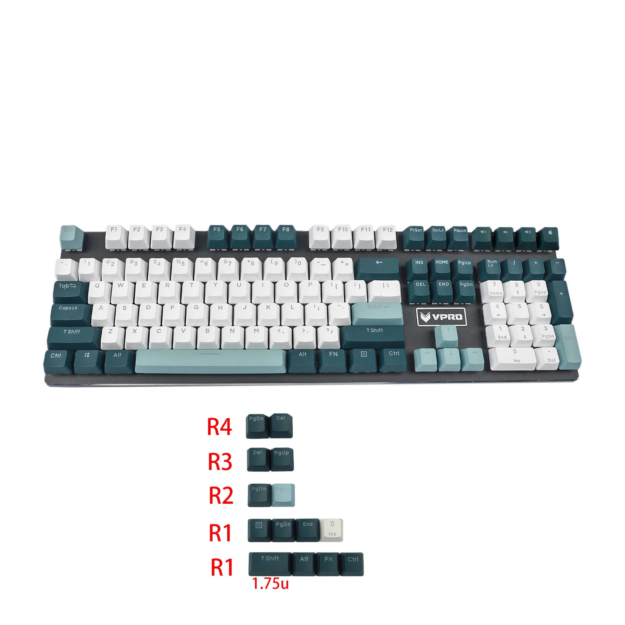 ymdk duplo tiro botânico leite capa backlit pbt oem perfil keycap para mx switches teclado mecânico