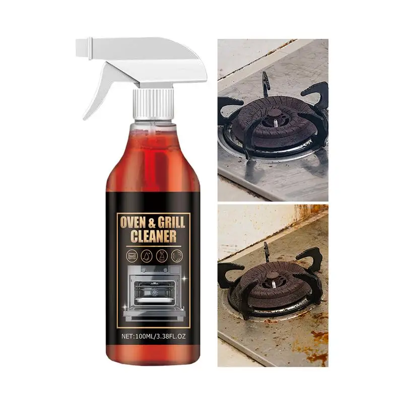 Oven and grill cleaner spray decontamination deodorization oil removal agent Suitable for microwave oven air fryer