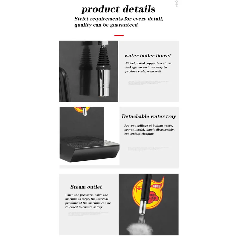 Milk Frother Steamer Full-Automatic Steam Boiling Water Frothing Machine Electric Coffee Foam Maker Frothing Machine For Coffee 5