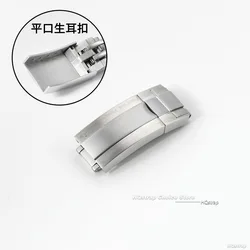 Stainless Steel Double Safety Fold Watch Buckle - Premium Deployment Clasp (Matte)