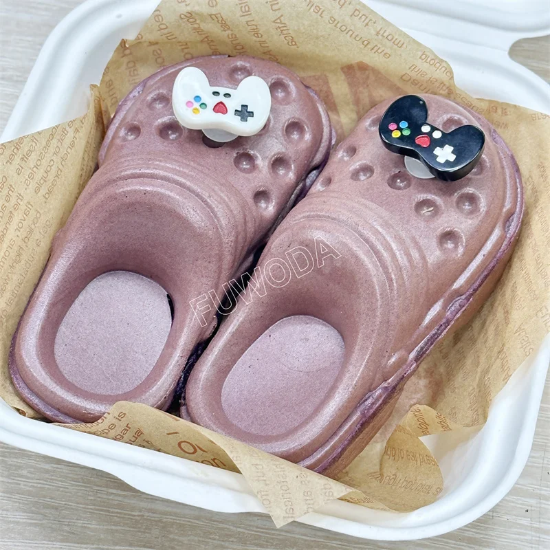 Non-stick 6 pcs Crocodile Shoes Shaped Electric Waffle Maker With