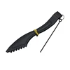 1PC Black Hookah Carbon Clip Tweezers with Teeth Curve Shisha Hookah Cachimba Charcoal Tongs Locking Tongs Accessories 3