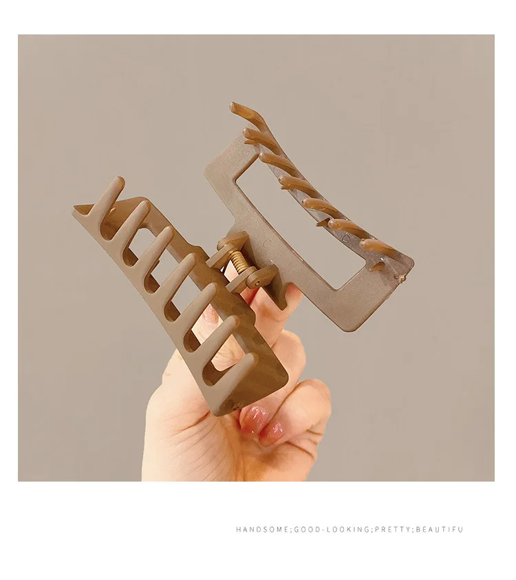 56 arten Heißer Verkauf Koreanische Metall Gold Silber Frauen Haar Pins und Clips Klaue Zubehör Geometrische Krabben Kopf Stück Damen schmuck – Detail 16