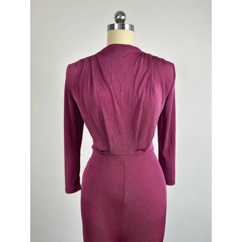 2024 Spring Women's Elegant Slim High Neck High Waist Jumpsuit Temperament Clothes New Female Fashion Skinny Wide Leg Jumpsuits