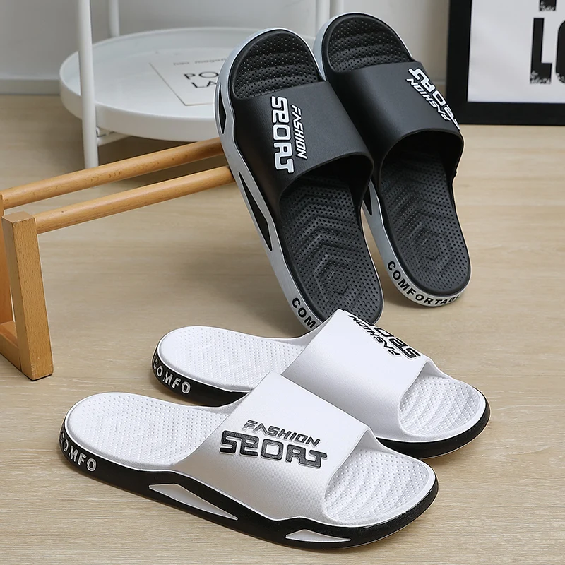 Summer Beach Men's Slippers Anti-slip Outdoor Sport Style Thick Sole Breathable Good Resilience Big Size Leisure Sandals — view 4