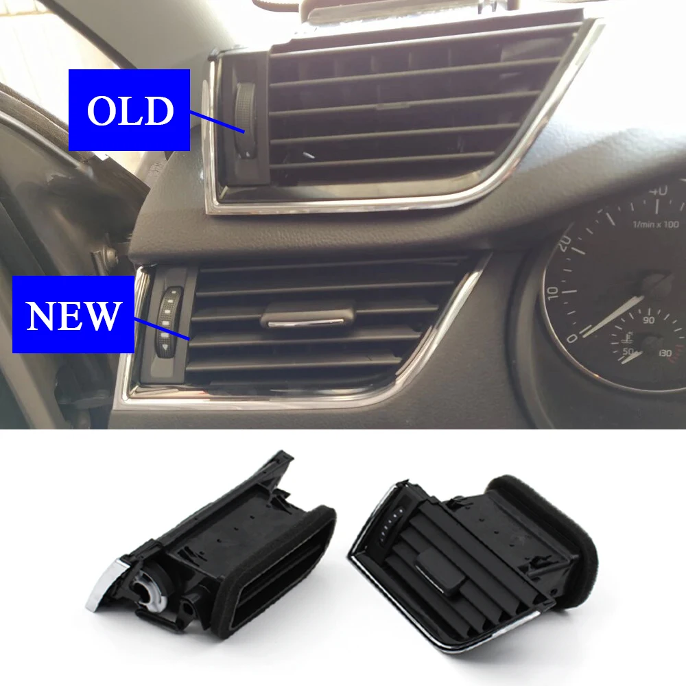 Skoda Octavia 3 A7 5E MK3 자동차 전면 후면 대시 보드 에어 벤트 AC 벤트 그릴 어셈블리 2015-2021 5E 0820951 ,5E 0819702 ,5ED 819203