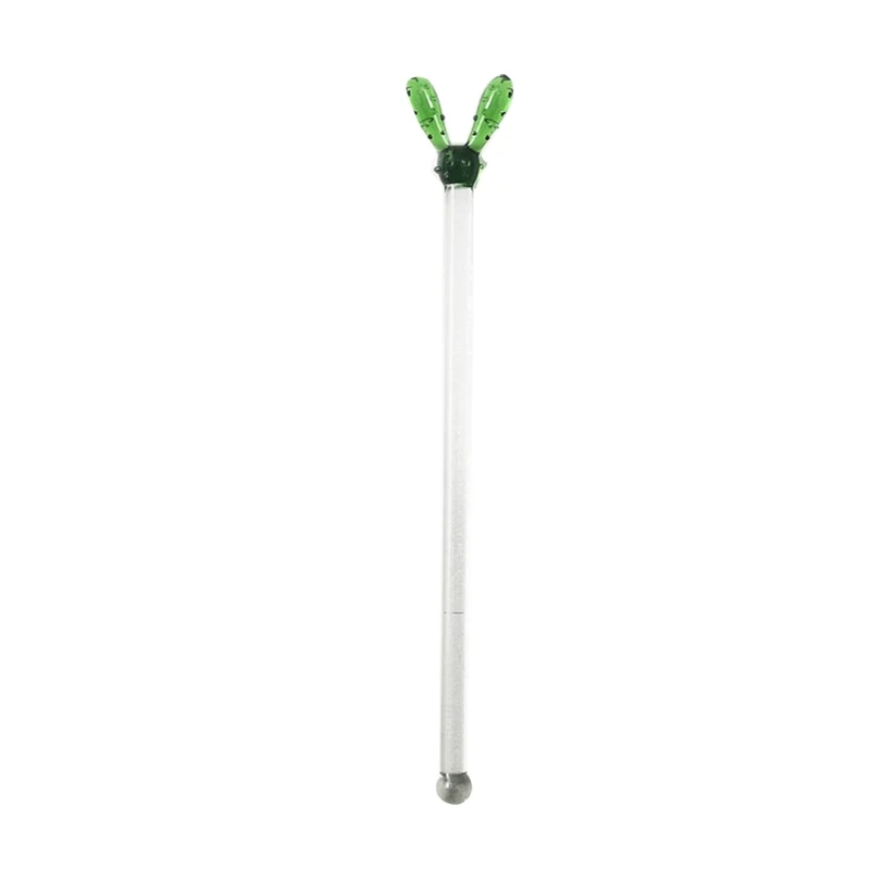 Coffee Stir Sticks Glass Cute Cactus Swizzle Sticks Holiday Stir Reusable Drink Stirrers for Cocktails G2AB