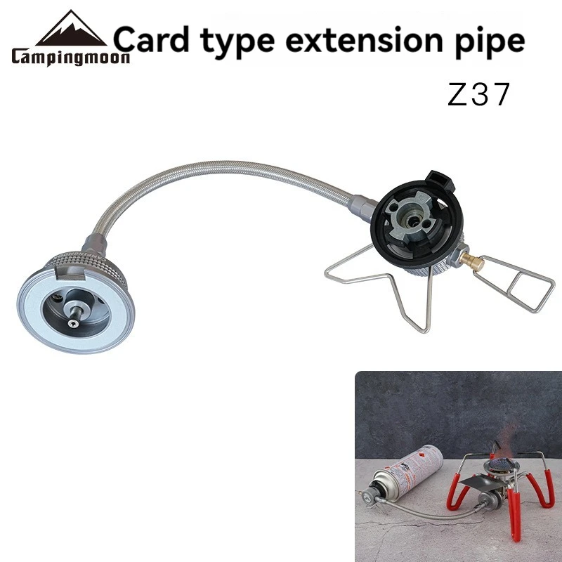 CAMPINGMOON Extended Pipeline Adapter Pressure Resistant And Flame-retardant Card Furnace Outdoor Camping Extension Pipe