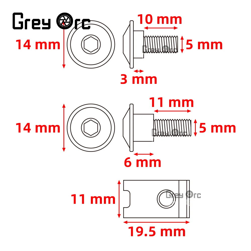 5/10PCS M5 페어링 스테인레스 스틸 나사 스즈키 GSX-1300R GSX-S1000 GSX-8S GSX-8R V-strom 250 650 800 1050 액세서리