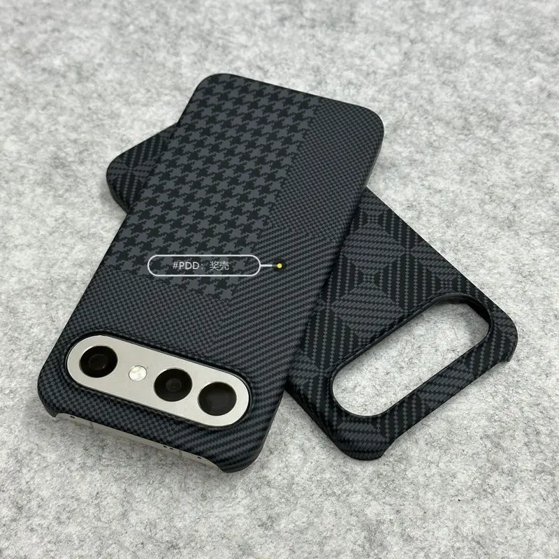 Luxury Matte Skin-Friendly Carbon Fiber Textured Ultra-Thin Shockproof Phone Case