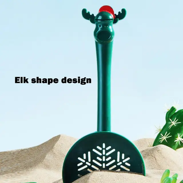 Paletta Lettiera Per Criceti Con Manico A Forma Di Alce - Facile Da Pulire, Per Piccoli Animali - Foto 5