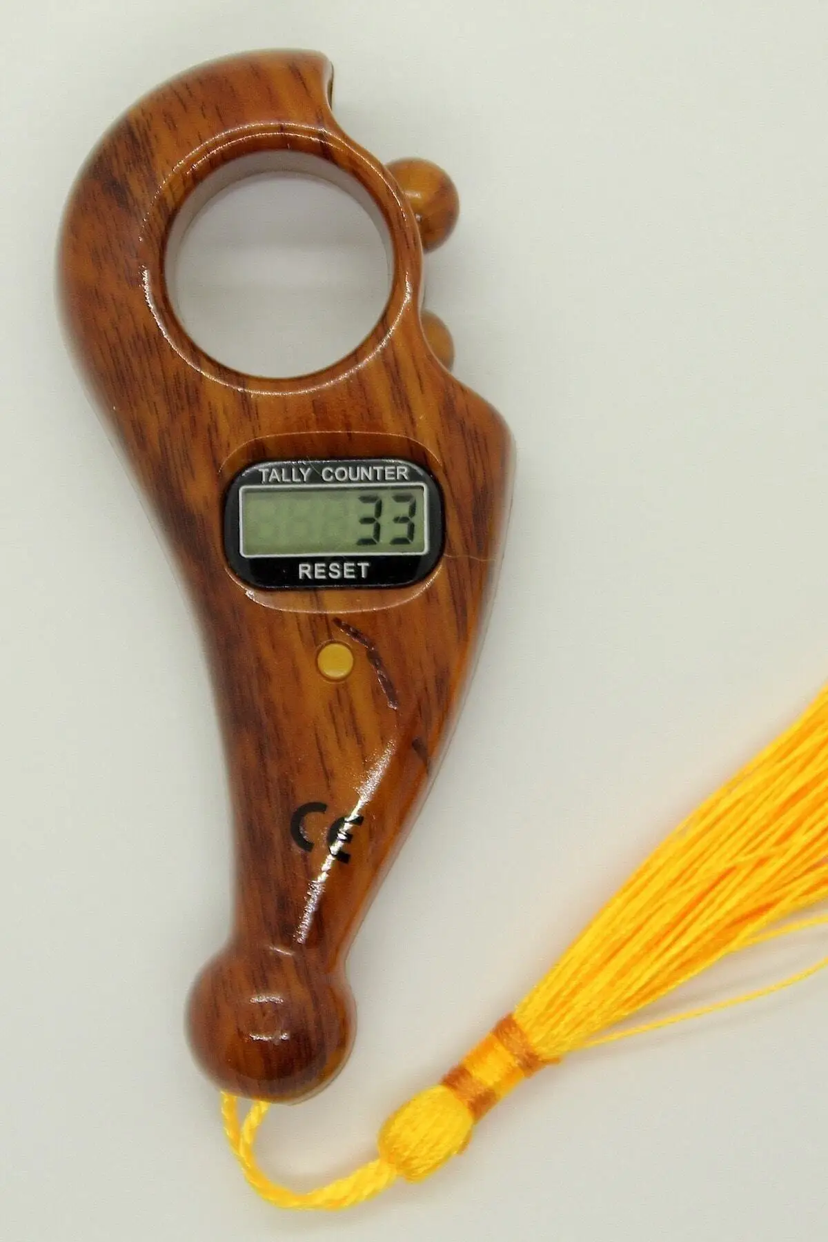 

Rosary-Beaded Rosary Special Design Zikirmatic (Light Brown Wood) Navy Rosary Other Accessory