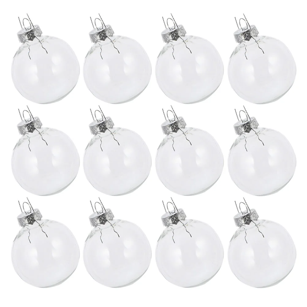 

Fillable Hanging Ornament Ball Xmas Tree Decorations Christmas Decorative Balls