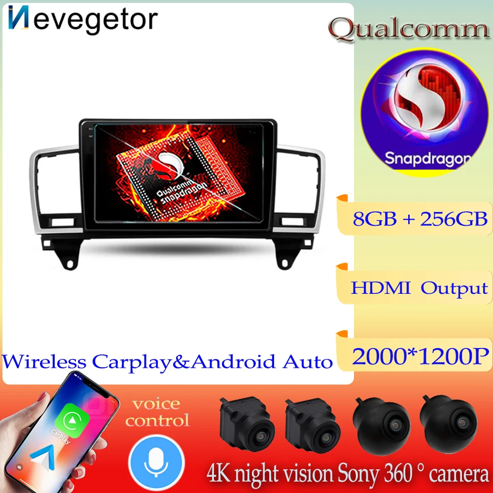 

Qualcomm Android 13 Car Player For Mercedes-Benz M-Class M Class W166 ML 2011-2015 Car Radio Multimedia Navigation GPS No 2din