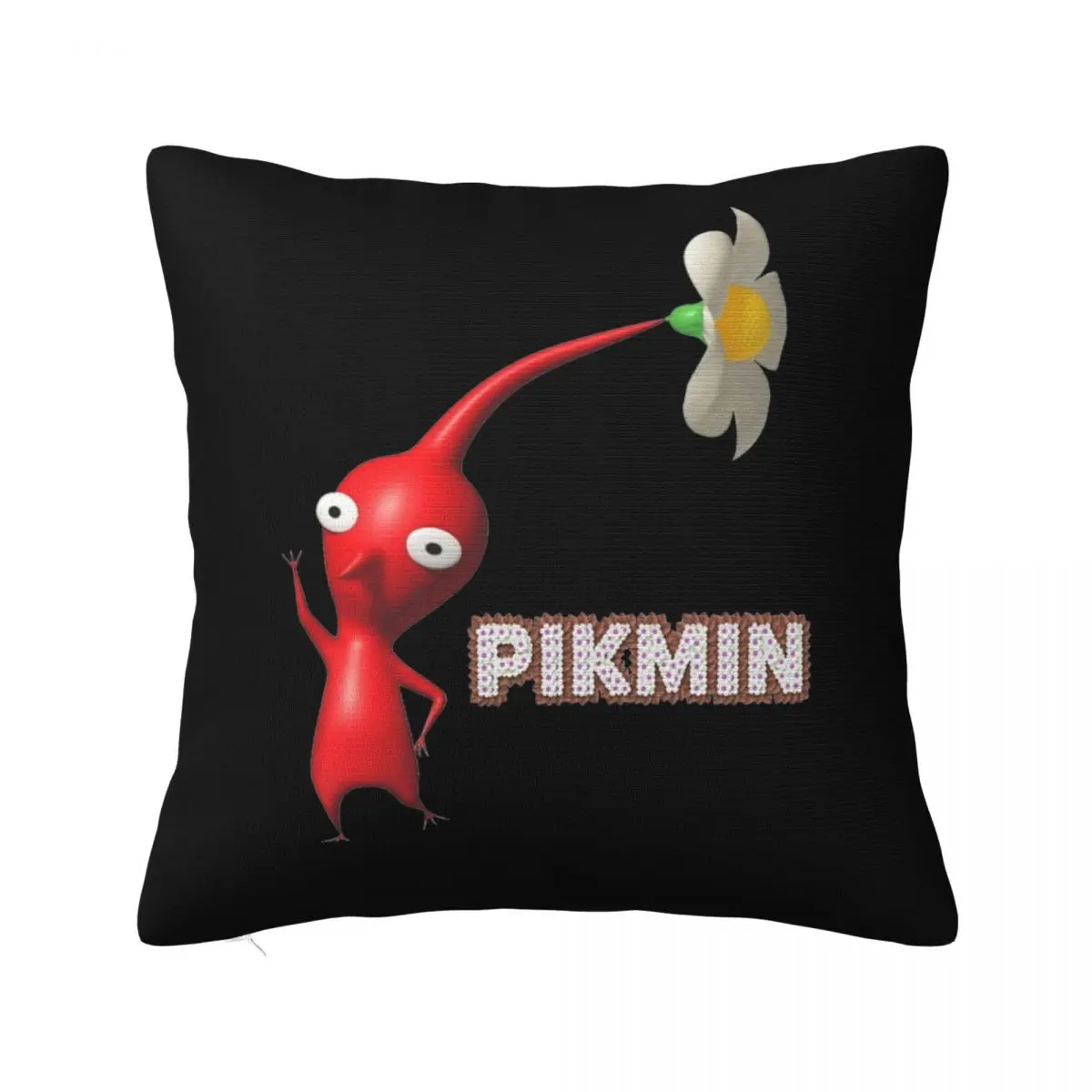 

Red Pikmin Pillowcase Polyester Cushion Cover Decorative Cartoon Pillow Case Cover Home Dropshipping 40X40cm