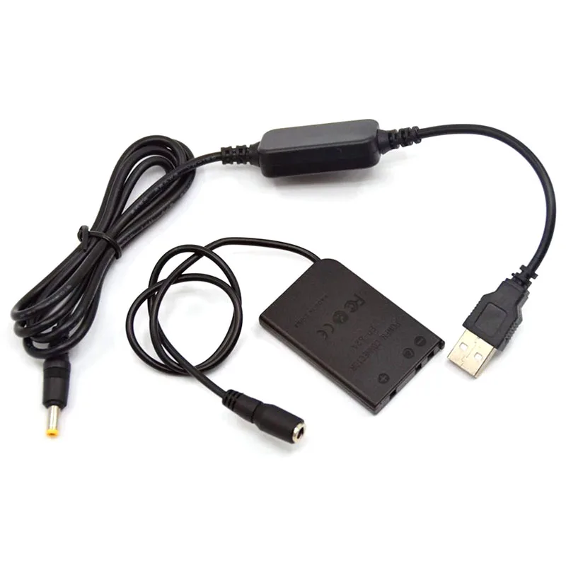 Vitesun USB Cable Power Adapter+ EP-62A DC Coupler EN-EL5 Dummy Battery for Nikon Coolpix S10 P80 P90 P100 P500 P510 P5000 P5100