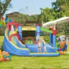 6-in-1 Inflatable Bounce House Outdoor Toy, Inflatable Water Slide for Kids 1