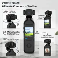 1080P Pocket Action Camera Handheld Rotatable Stabilization Touch Screen Sports DV Bodycam Thumb Camera Digital Video Recorder 2