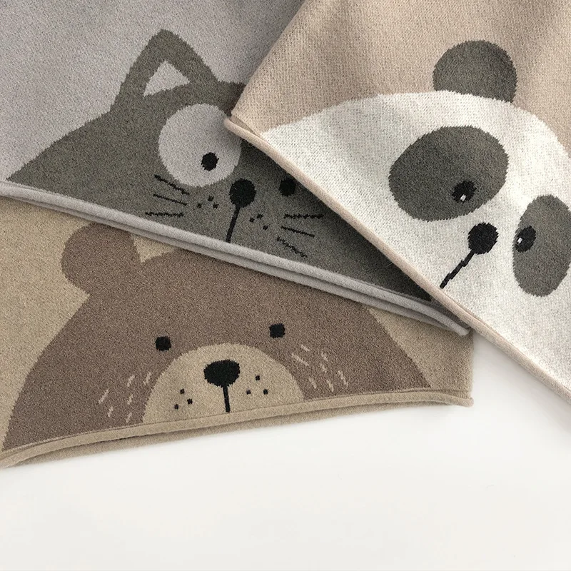 Kids Knit Pullover Cartoon Sweater