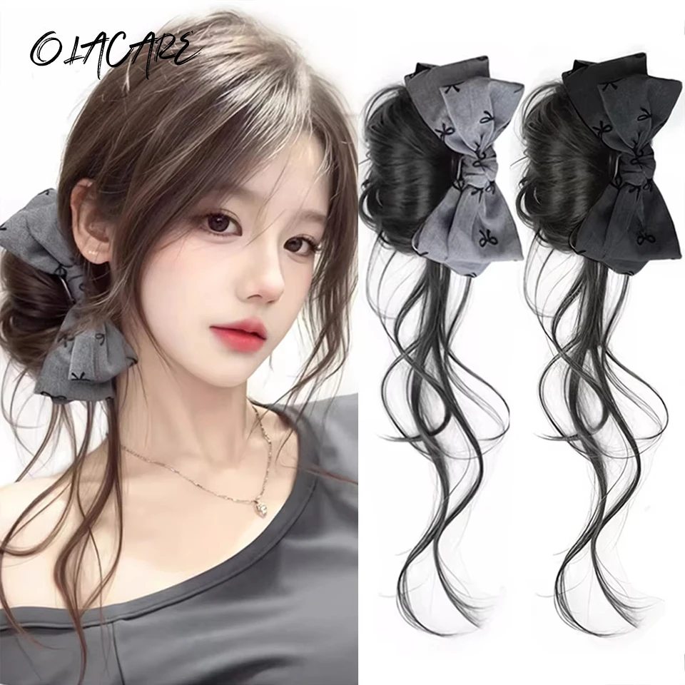 Synthetic Wig For Women Korean Fluffy Bun Hair