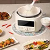 DAEWOO Electric Pressure Cooker 70kPa 4L 220V 1300W Kitchen Rice Cooker Non-stick Inner Pot Multicooker Knob Control Stewpot 5