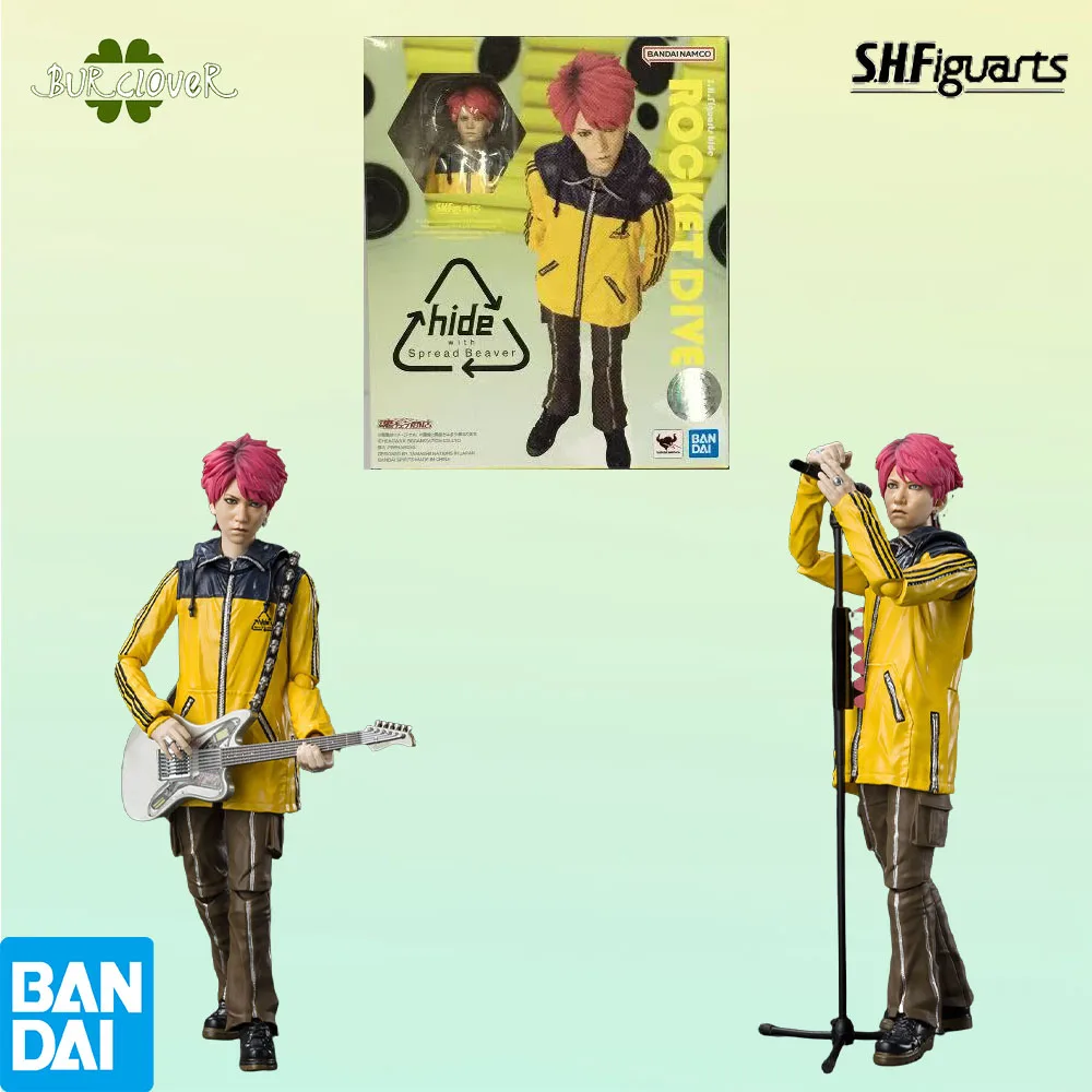 In Stock Bandai Genuine X Japan Anime Figure SHF hide (Matsumoto