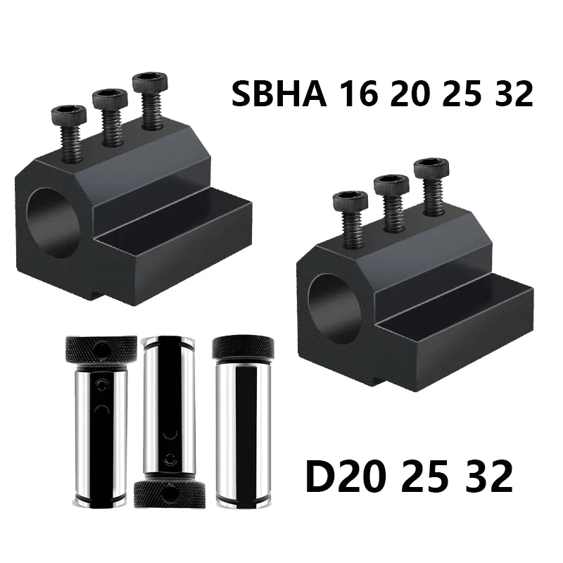

SBHA16-20 SBHA20-25 SBHA25-25 Lathe Inner Diameter Auxiliary Tool Mechanical Lathe Sleeve D16 D20 D25 D32 Lathe Guide Sleeves