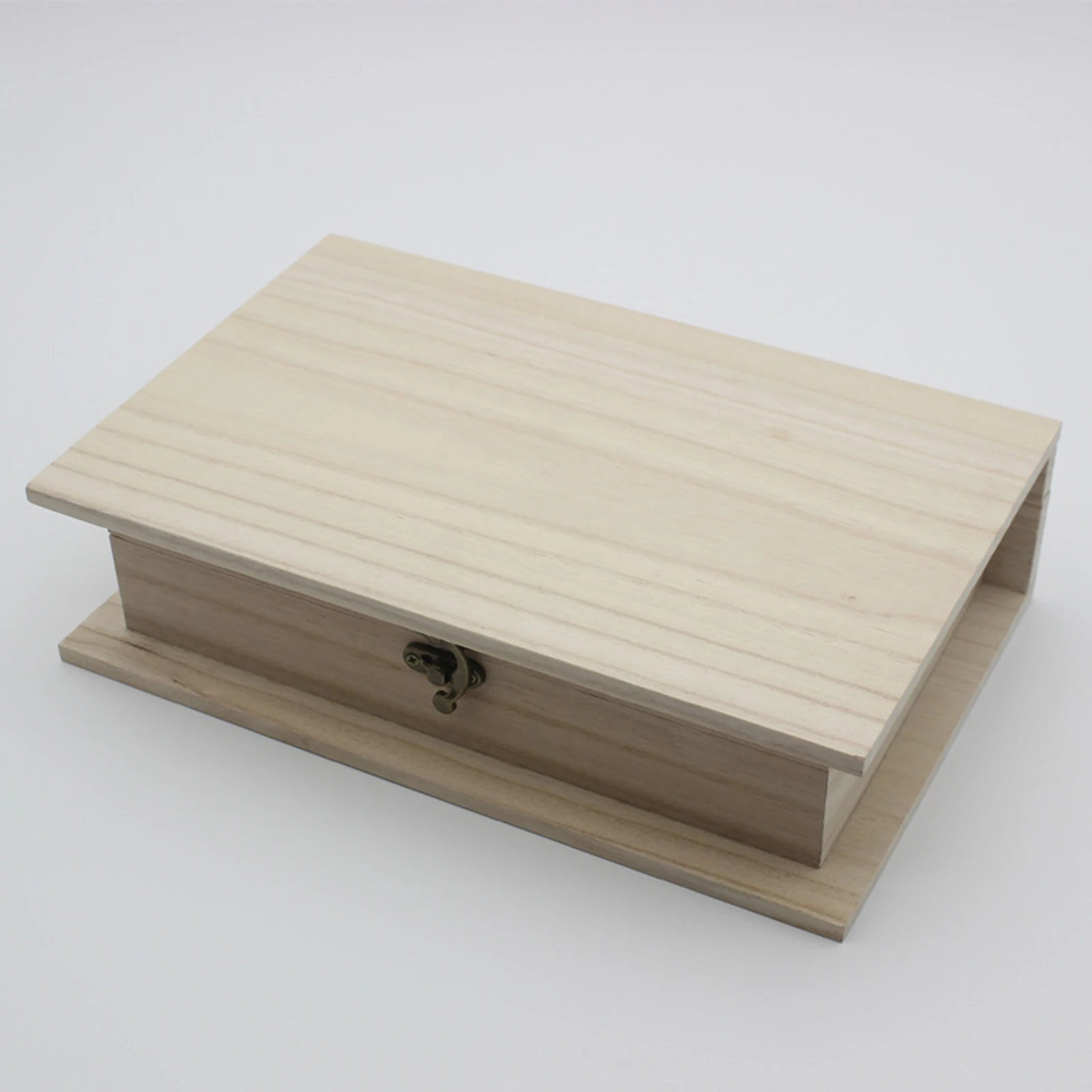 

Wood Book Box Wooden Case Classic Design Tree Wooden Gift Box Books Gift Packaging for Friends Storage Box Gift Box Jewelry Box