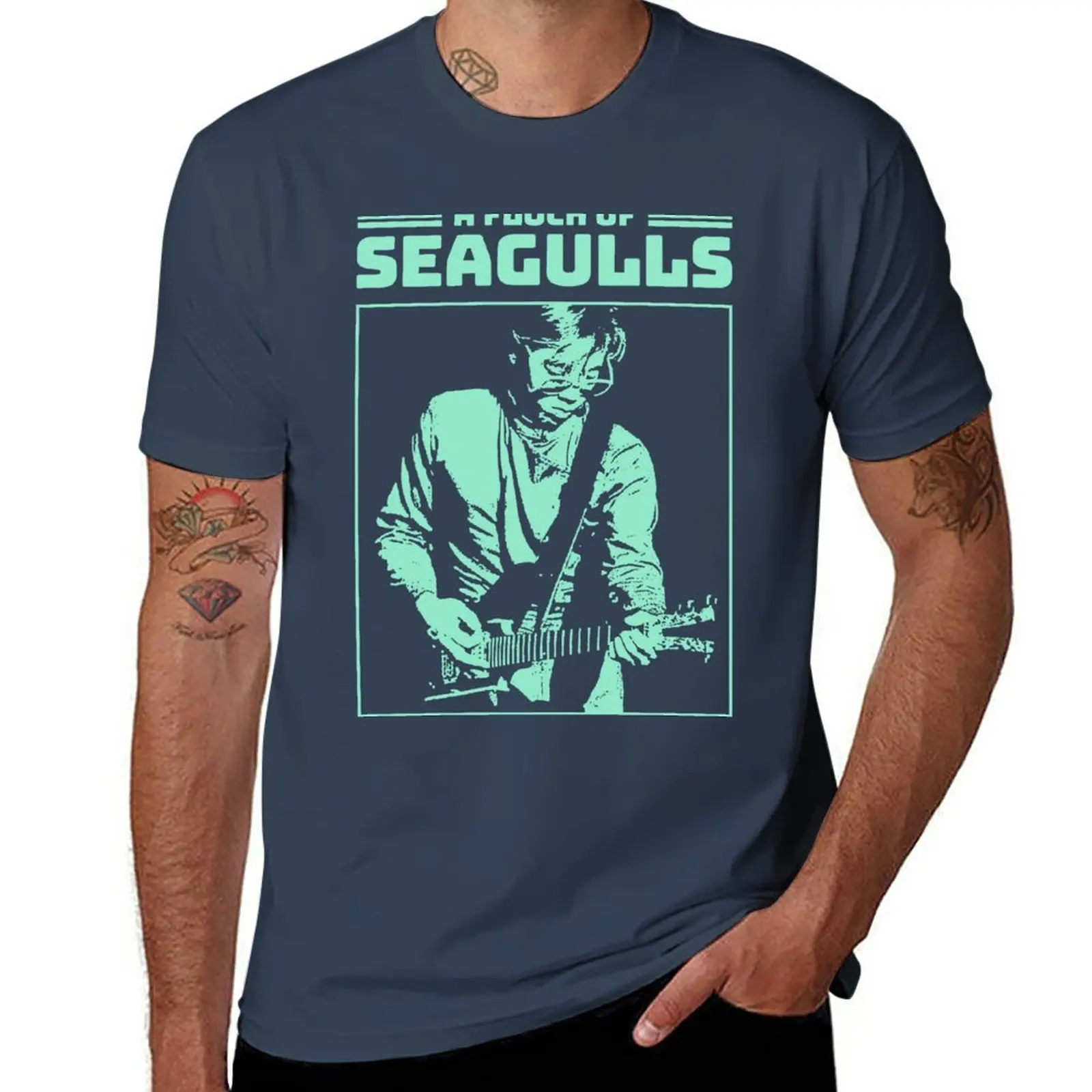 

New A Flock Of Seagulls / Fanwerk T-Shirt korean fashion graphic t shirts Oversized t-shirt tees T-shirt men