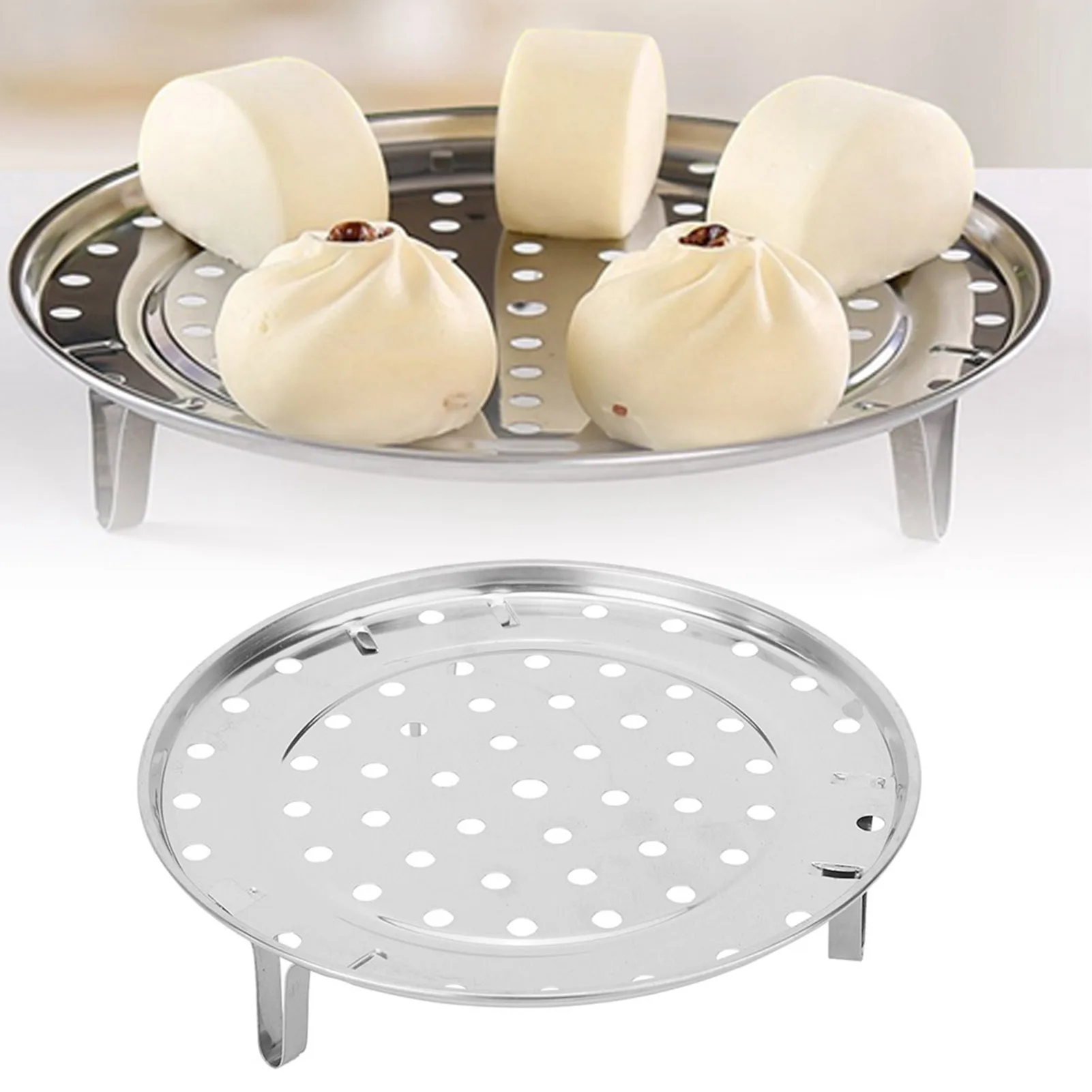 20cm 24cm 26cm Cooking Steamer Rack Stainless Steel Steam Holder Tray Shelf Home Kitchen Cooking Accessories steamer rack