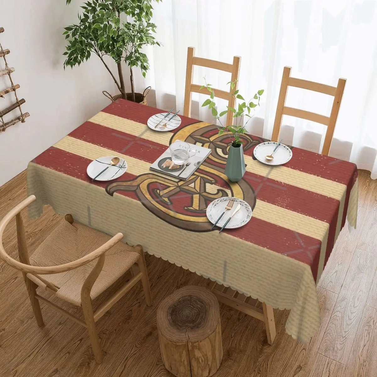 

Society Of Explorers And Adventurers Tablecloth 54x72in soft Home Decor Festive Decor